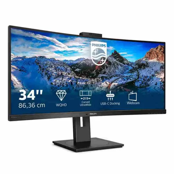 Écran Philips 34” Incurvé Gaming – UltraWide, Display 346P1CRH