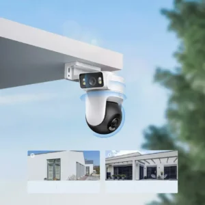 Caméra de surveillance extérieure intelligente PTZ Wi-Fi Caméra de surveillance extérieure PTZ Wi-Fi avec vision nocturne et rotation 360