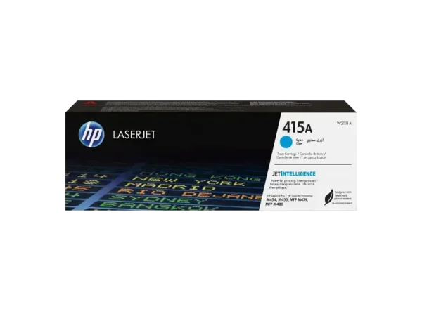 CARTOUCHE HP Toner ORIGINALE 415A COULEUR C_Y_M "Cartouche HP 415A couleur cyan magenta jaune pour imprimante HP Color LaserJet