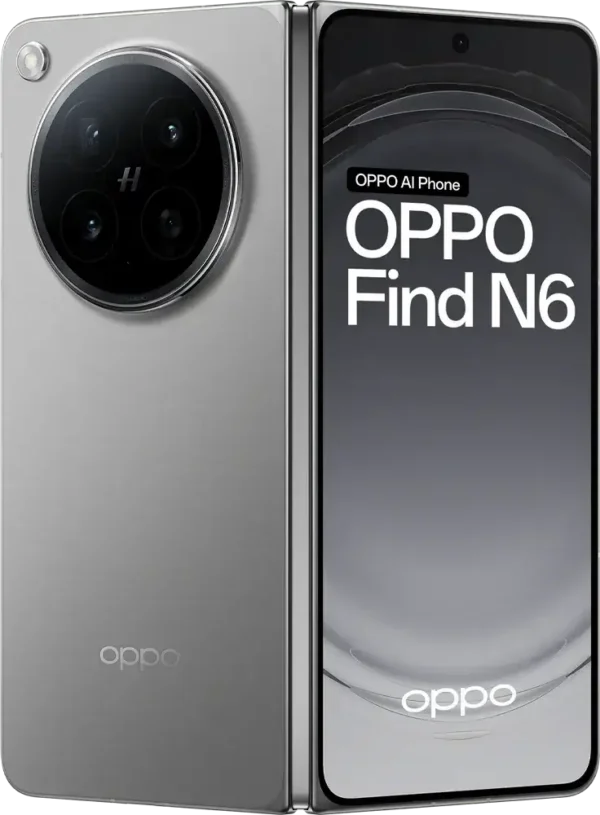 OPPO Find N6 smartphone pliable design premium avec écran et triple caméra arrière