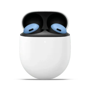 Écouteurs sans fil Google Pixel Buds Pro avec boîtier de charge, vue produit